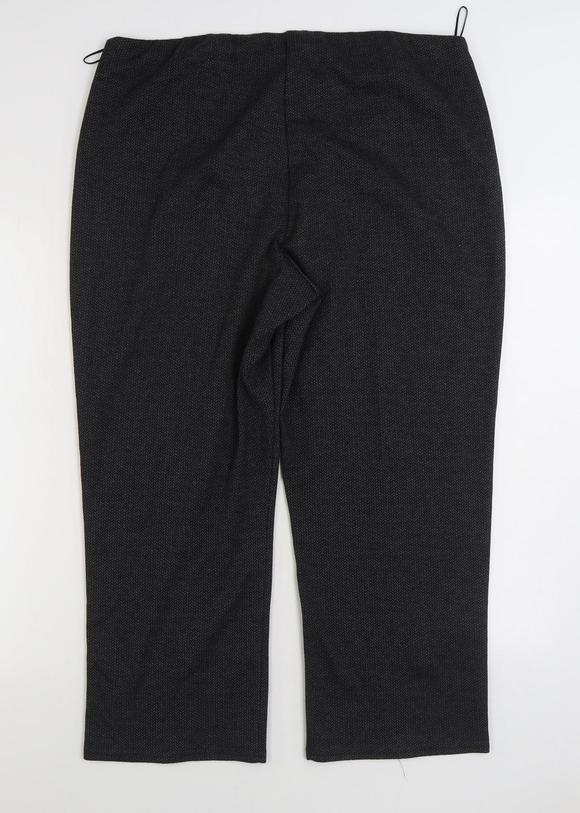 Bonmarché Womens Grey Polyester Trousers Size 18 L25 in Regular