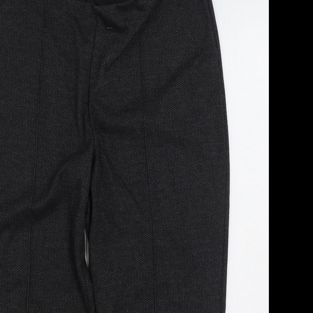 Bonmarché Womens Grey Polyester Trousers Size 18 L25 in Regular