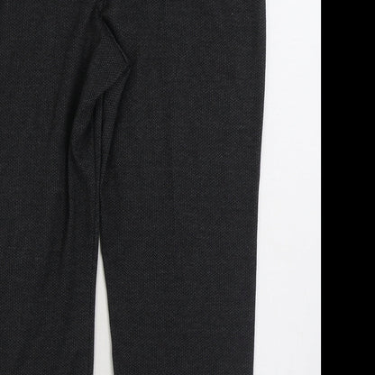 Bonmarché Womens Grey Polyester Trousers Size 18 L25 in Regular