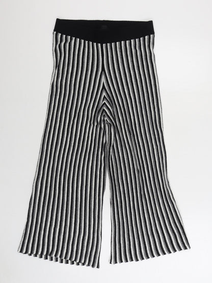 Womens UK Size 14 River Island Regular Fit Jogger Black Trousers