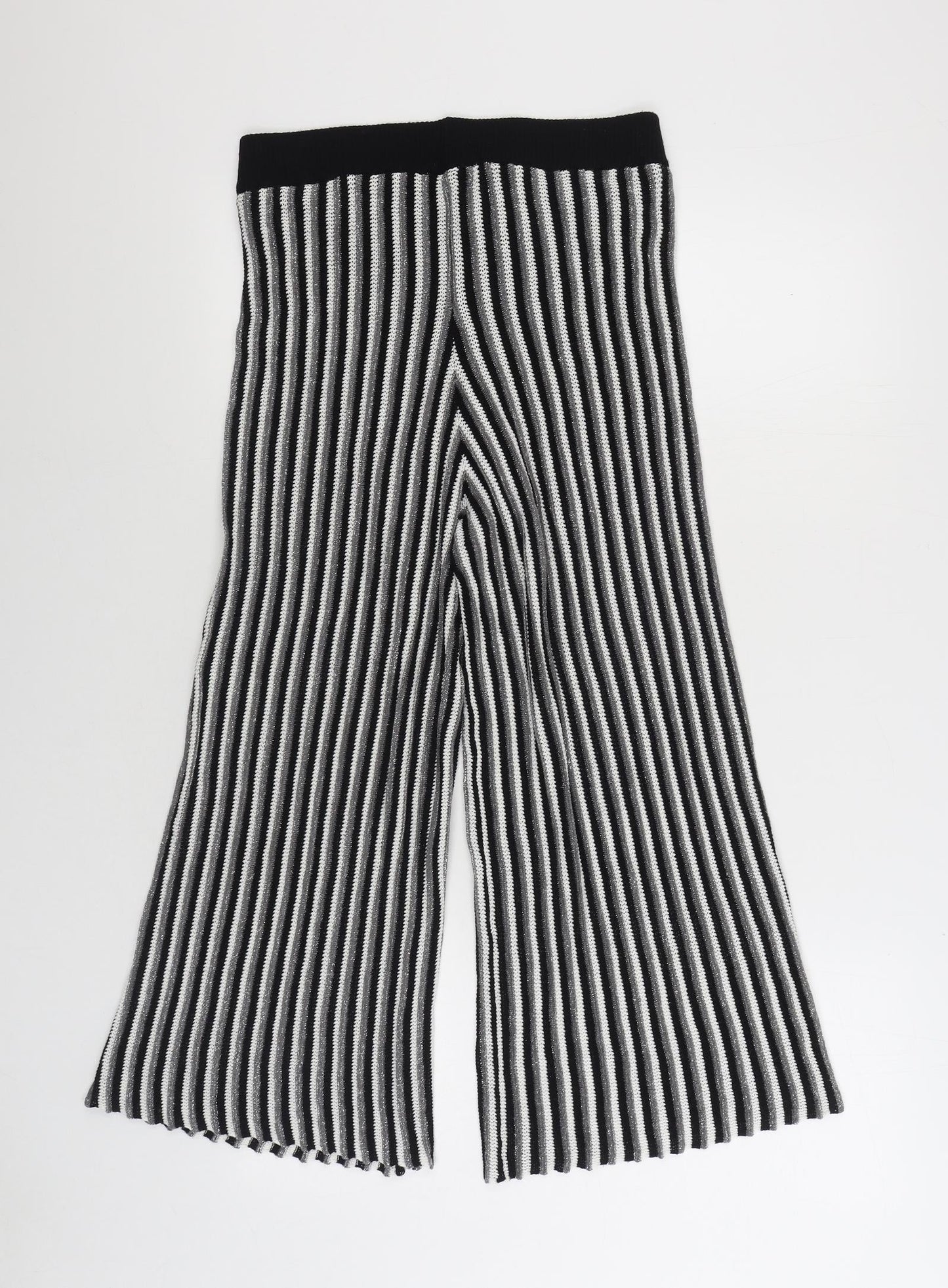 Womens UK Size 14 River Island Regular Fit Jogger Black Trousers