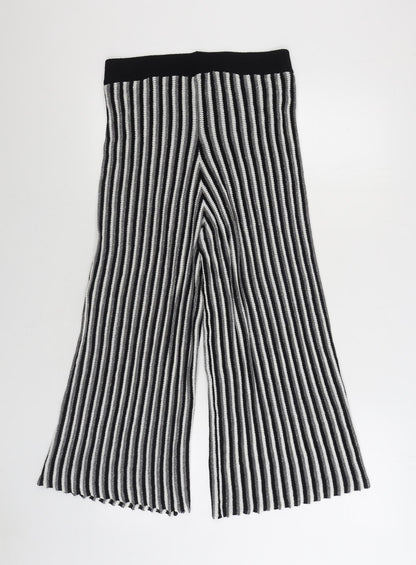 Womens UK Size 14 River Island Regular Fit Jogger Black Trousers