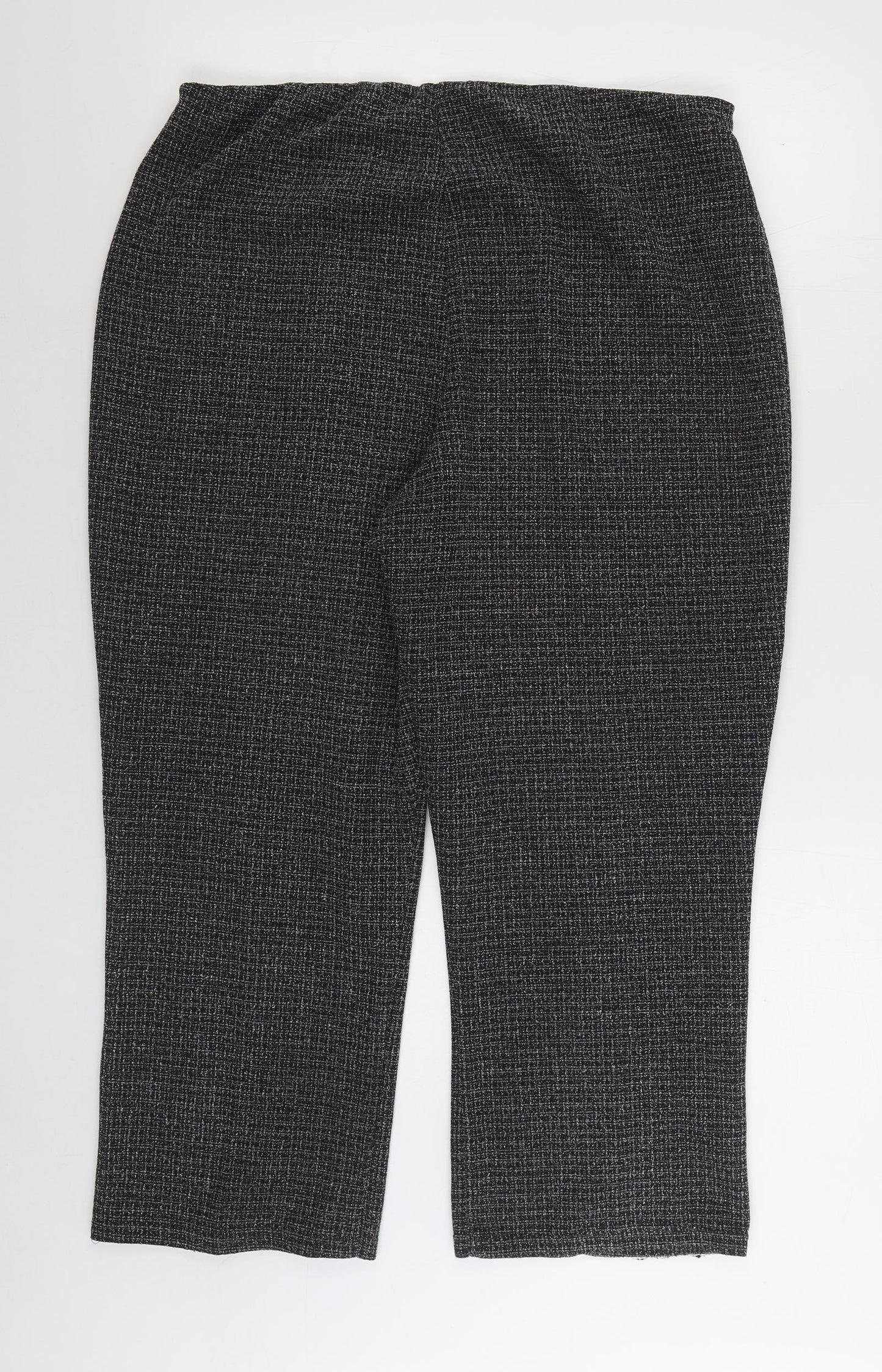 Bonmarché Womens Grey Polyester Trousers Size 18 L24 in Regular