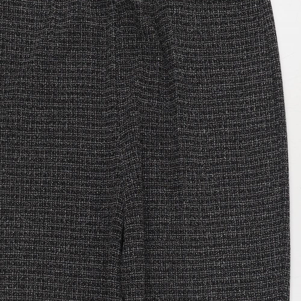Bonmarché Womens Grey Polyester Trousers Size 18 L24 in Regular