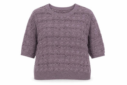 Womens UK Size 14 Papaya Purple Pullover Jumper