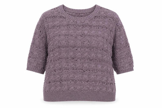 Womens UK Size 14 Papaya Purple Pullover Jumper