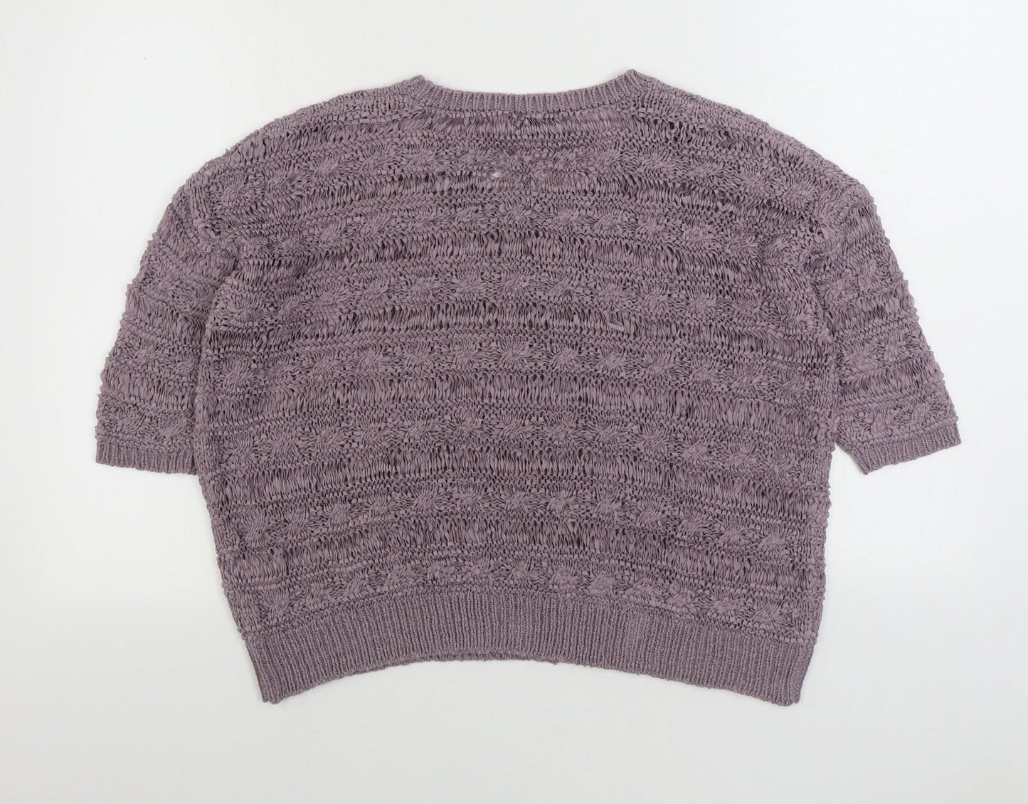 Womens UK Size 14 Papaya Purple Pullover Jumper
