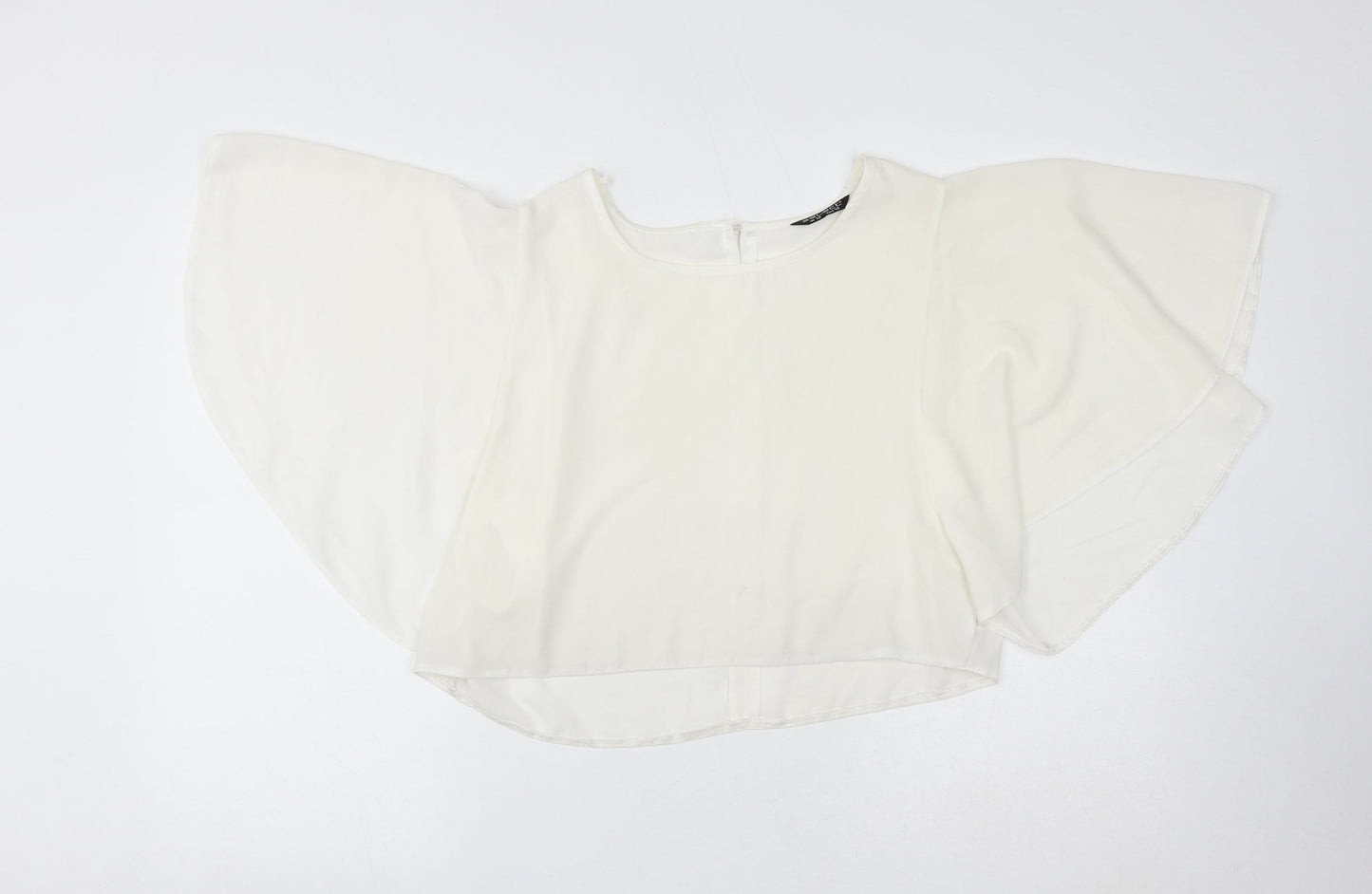 Womens UK Size 12 Select Ivory Basic Blouse