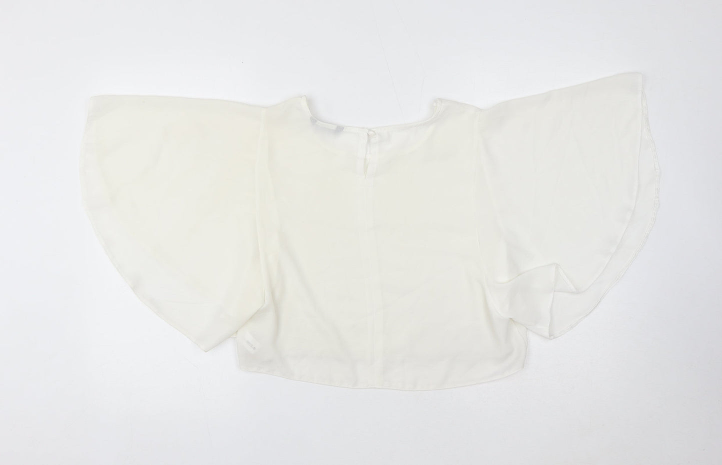 Womens UK Size 12 Select Ivory Basic Blouse