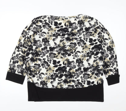 Womens UK Size 20 JUST ELEGANCE Multicoloured Basic Blouse
