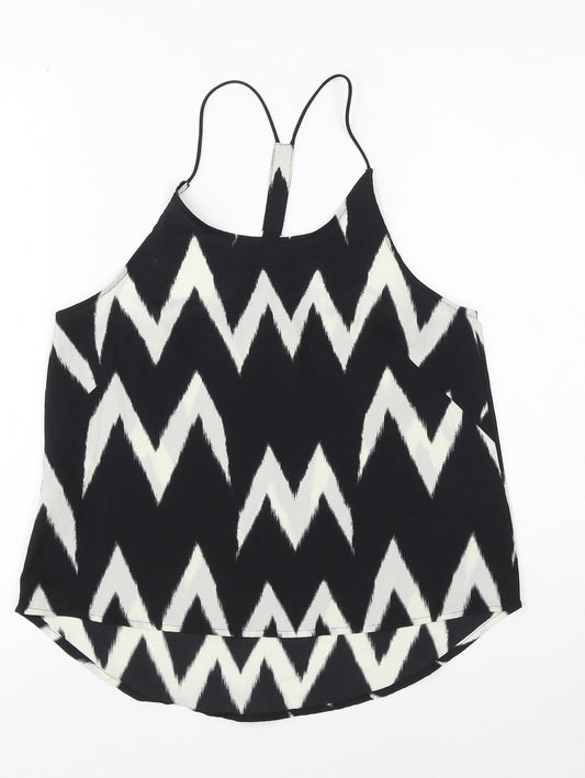 Womens UK Size 6 H&M Black Camisole Blouse