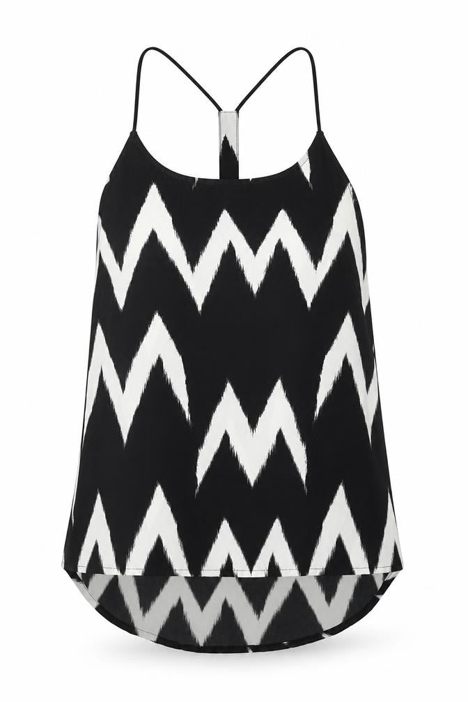 Womens UK Size 6 H&M Black Camisole Blouse
