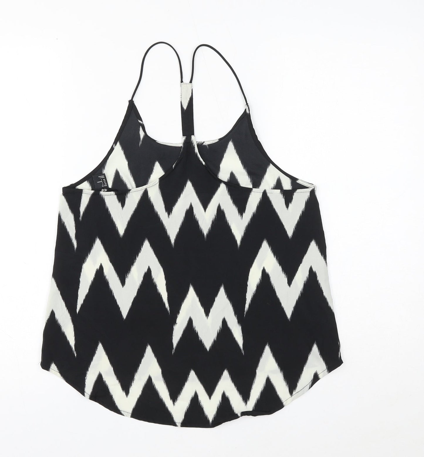 Womens UK Size 6 H&M Black Camisole Blouse