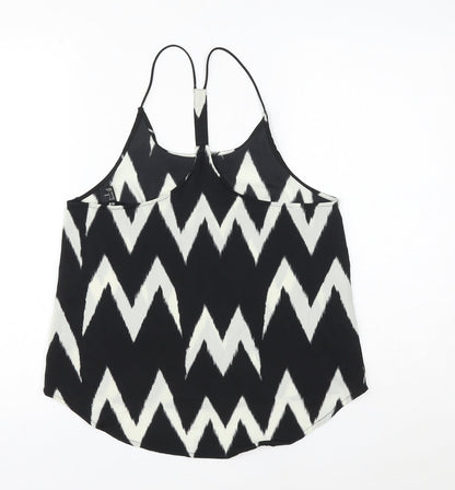 Womens UK Size 6 H&M Black Camisole Blouse