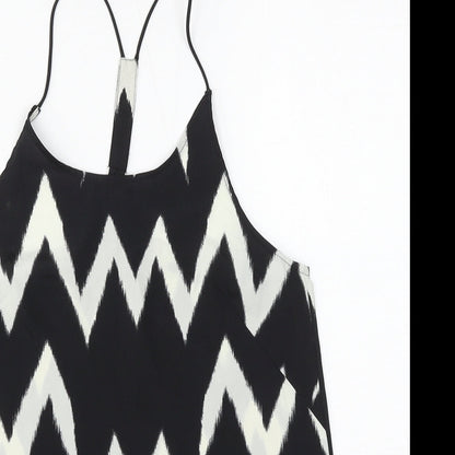Womens UK Size 6 H&M Black Camisole Blouse