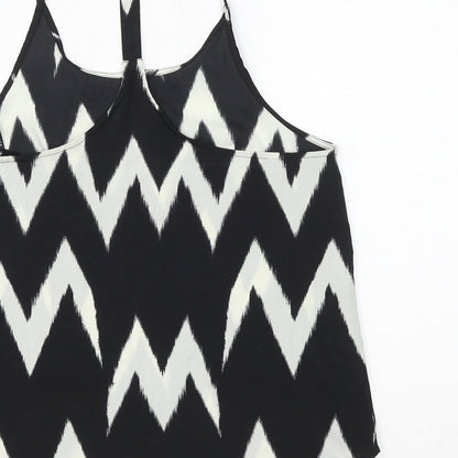 Womens UK Size 6 H&M Black Camisole Blouse