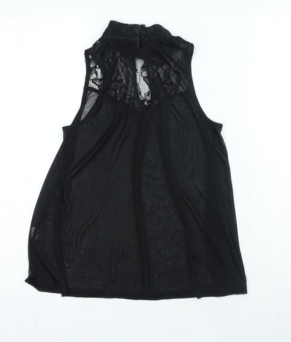 Womens UK Size 6 Atmosphere Black Basic Blouse