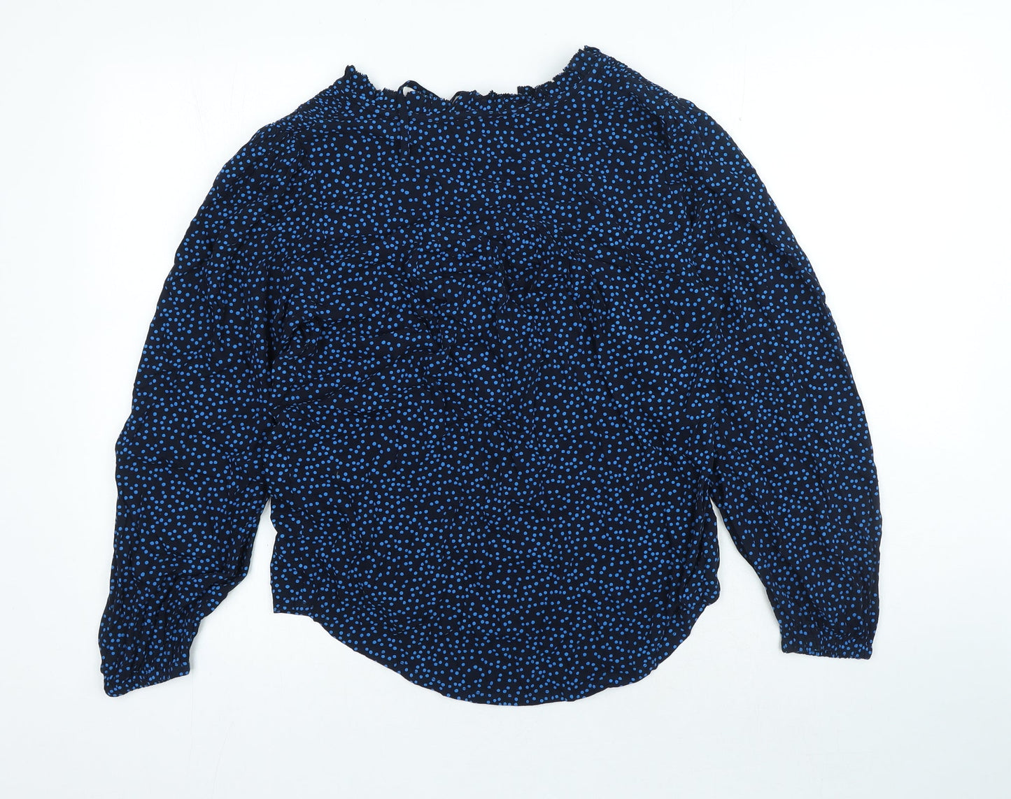 Womens UK Size 6 Marks and Spencer Blue Basic Blouse