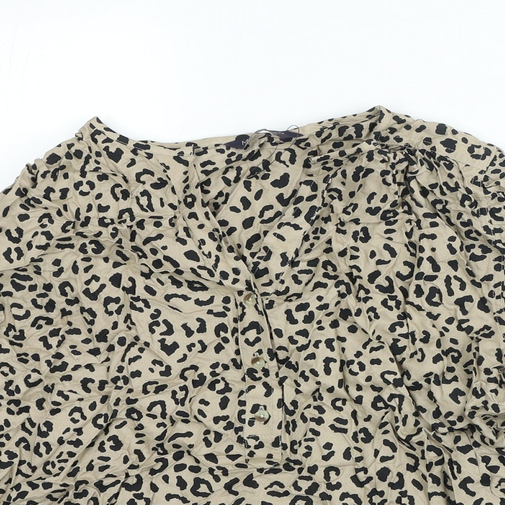 Womens UK Size 10 Marks and Spencer Black Basic Blouse