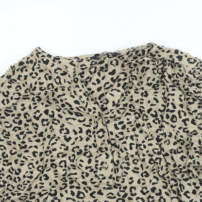 Womens UK Size 10 Marks and Spencer Black Basic Blouse