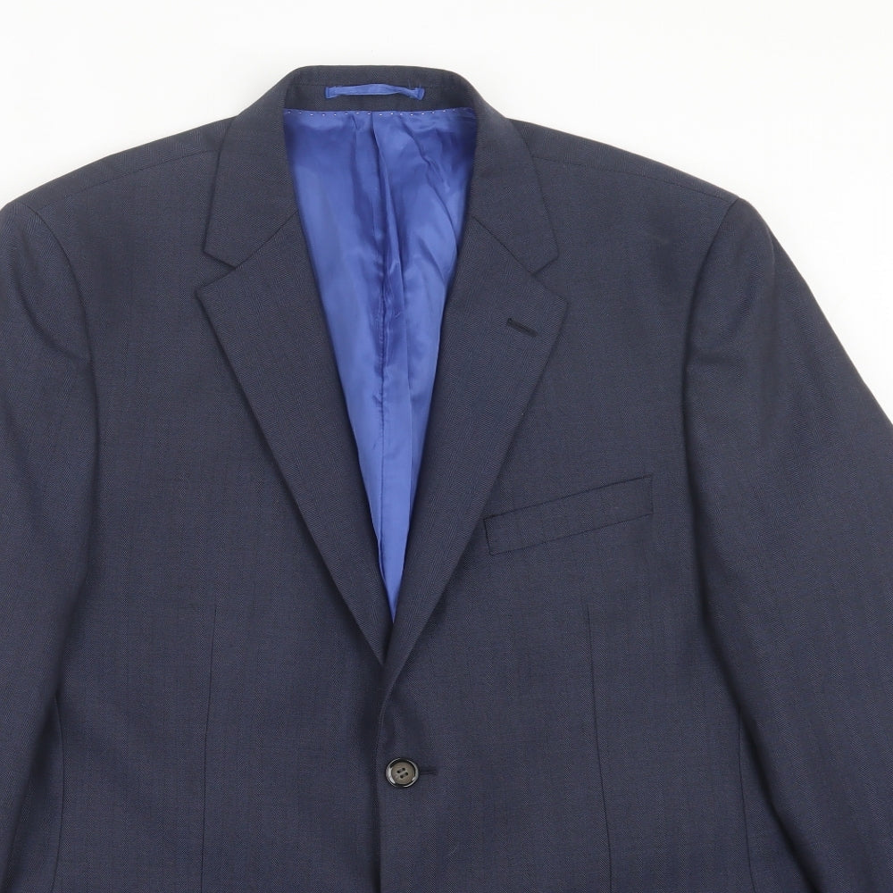Mens UK Size 42 Skopes Regular Blue Suit Jacket