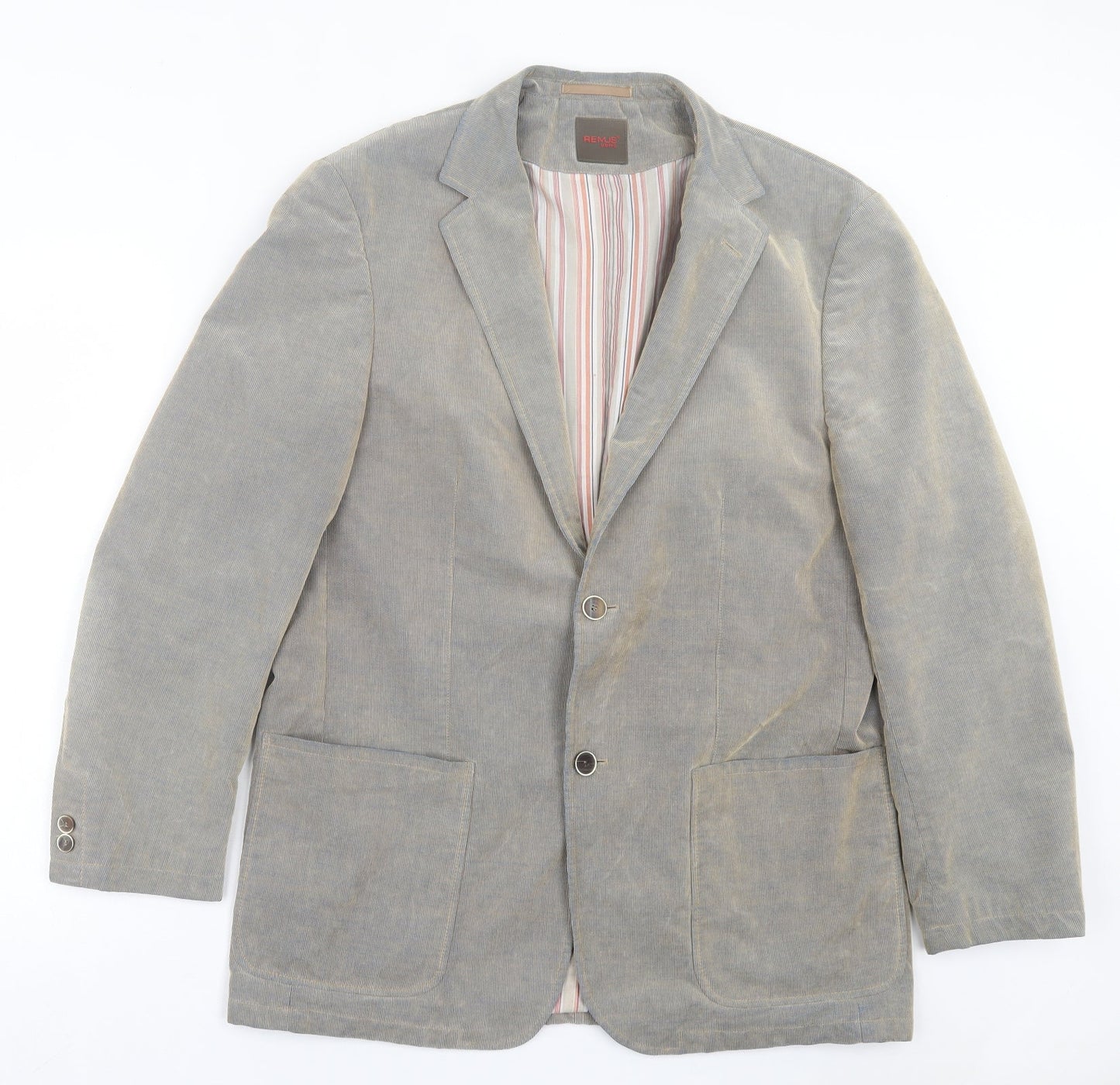 Mens UK Size 40 REMUS Regular Green Suit Jacket