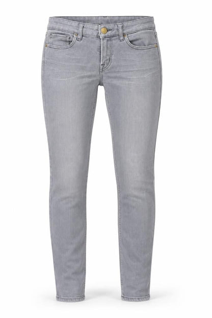 Womens UK Size 6 Uniqlo Regular Fit Skinny Grey Jeans