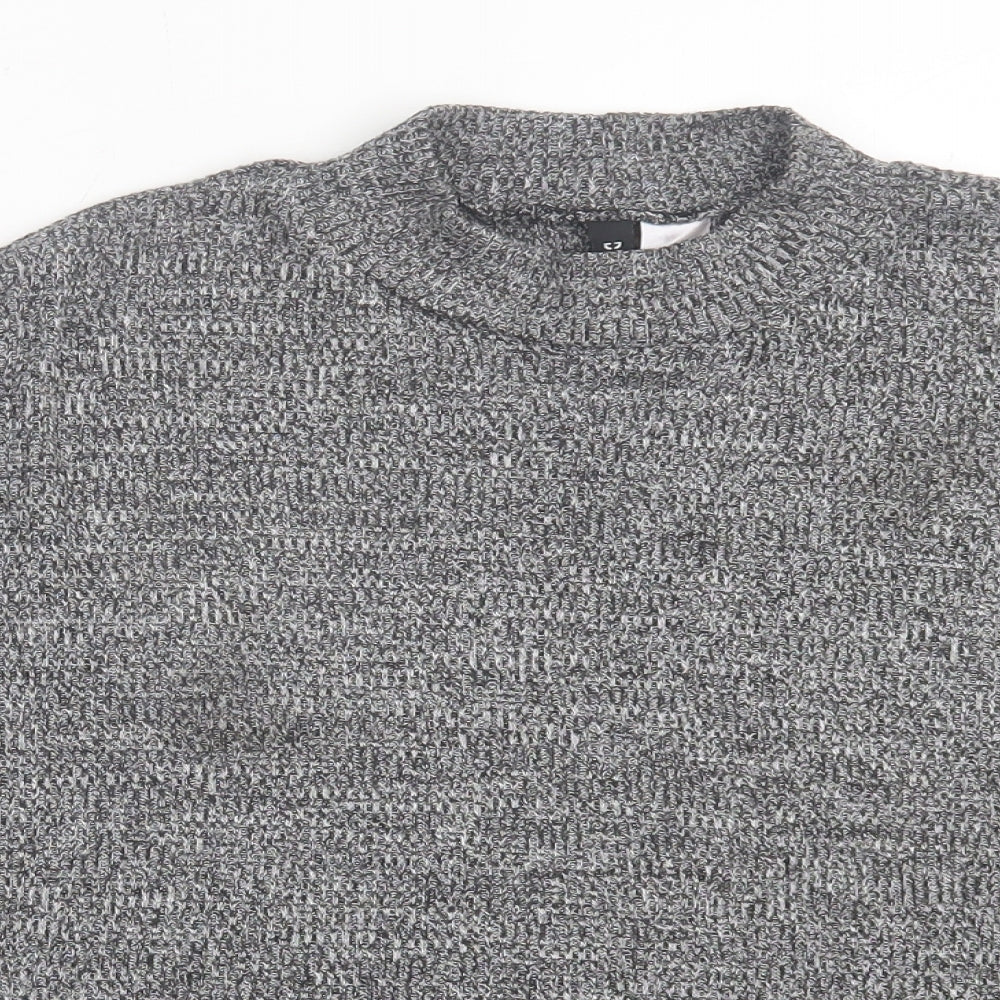 Womens UK Size M H&M Grey Pullover Jumper