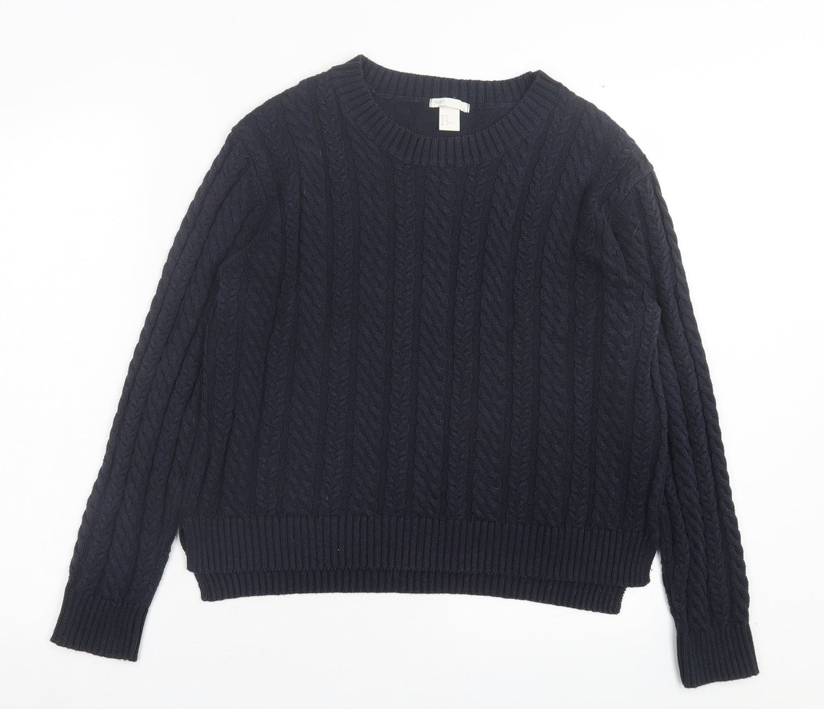 Womens UK Size M H&M Blue Pullover Jumper