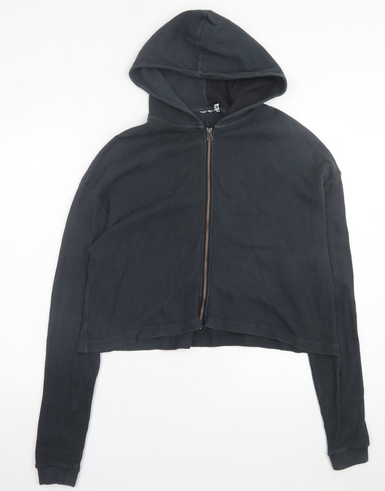 Womens UK Size 12 ASOS Grey Full Zip Hoodie
