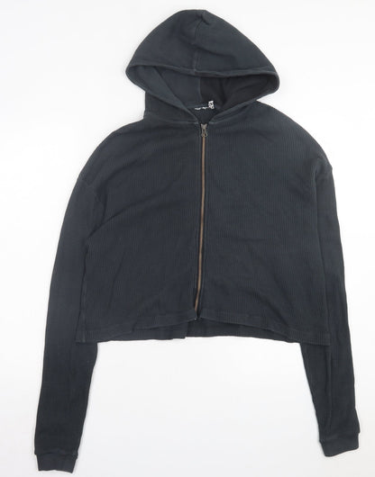Womens UK Size 12 ASOS Grey Full Zip Hoodie