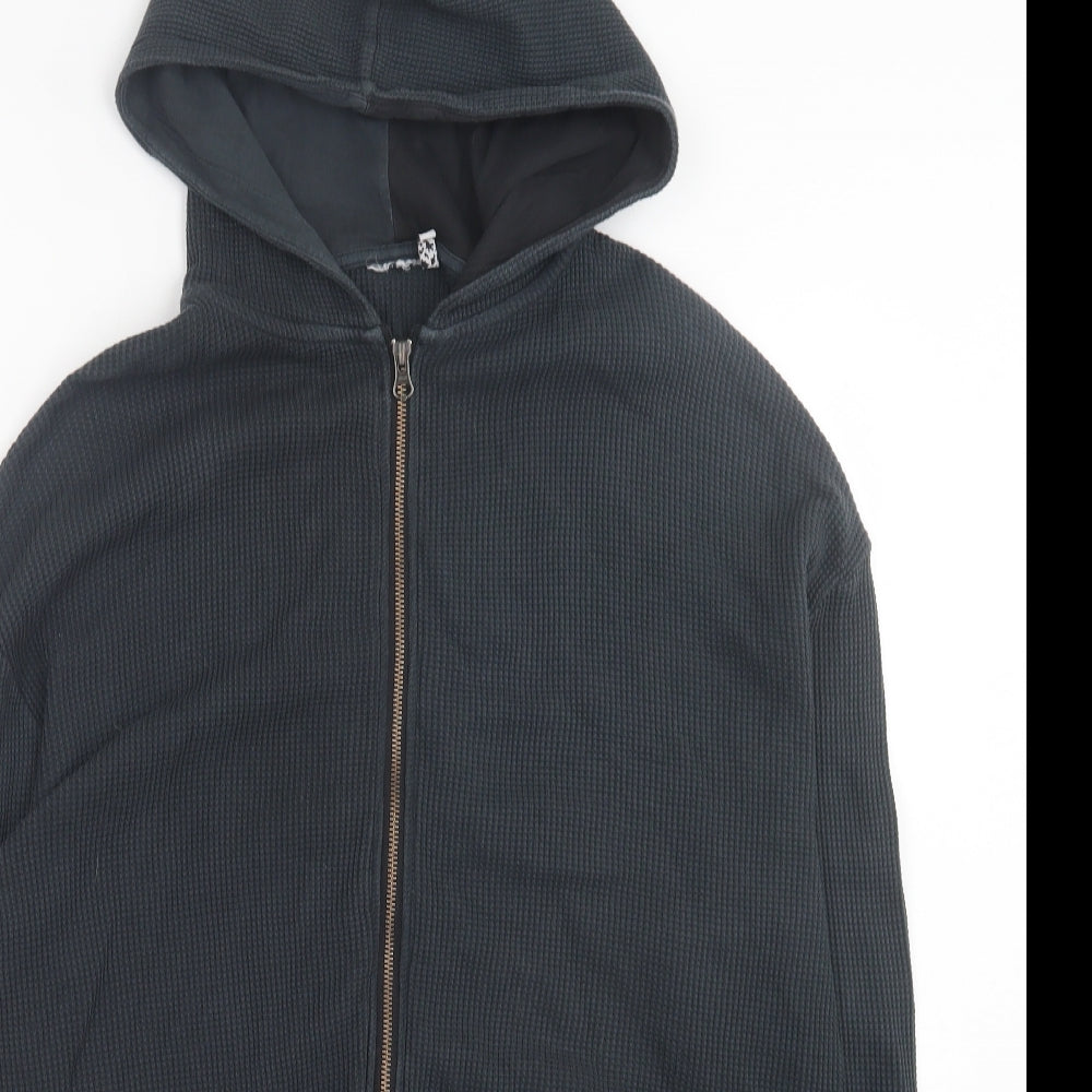 Womens UK Size 12 ASOS Grey Full Zip Hoodie
