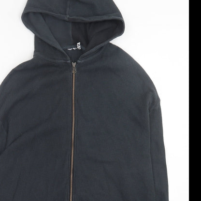 Womens UK Size 12 ASOS Grey Full Zip Hoodie