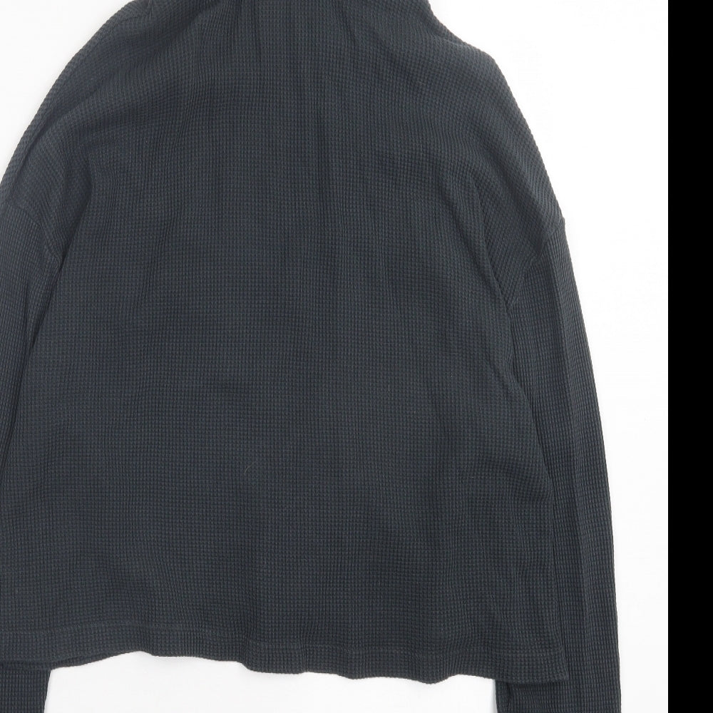 Womens UK Size 12 ASOS Grey Full Zip Hoodie