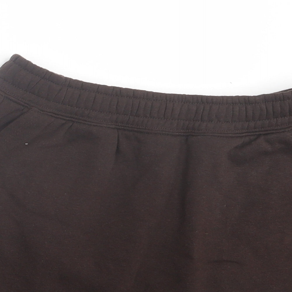 H&M Womens Brown Cotton A-Line Skirt Size XS - Nasa