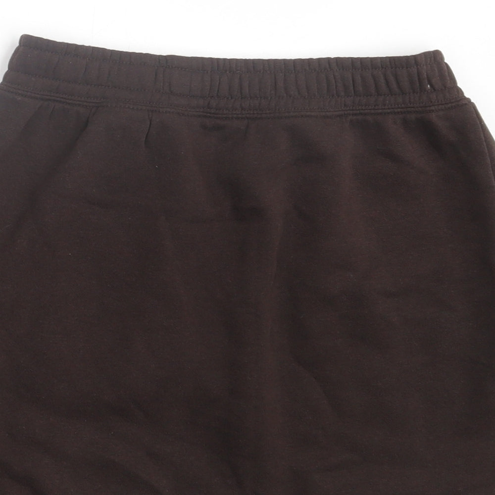 H&M Womens Brown Cotton A-Line Skirt Size XS - Nasa