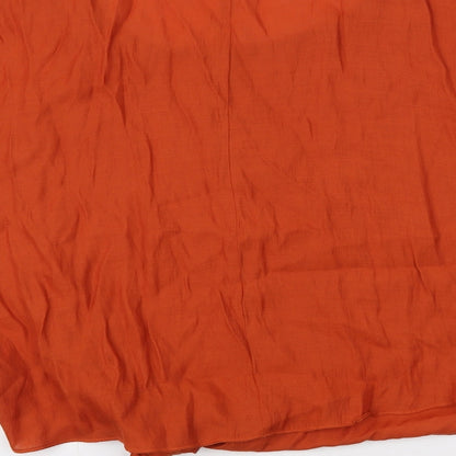 Womens UK Size S River Island Orange Basic T-Shirt