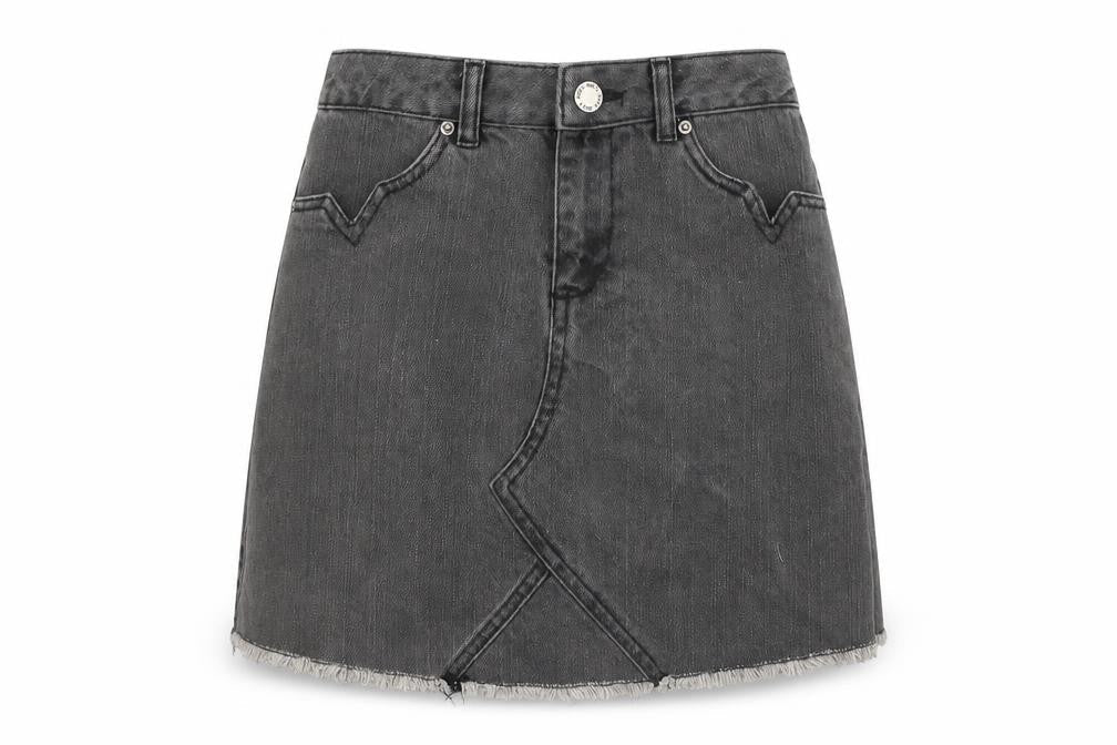 Womens UK Size 6 Miss Selfridge Mini Denim Skirt