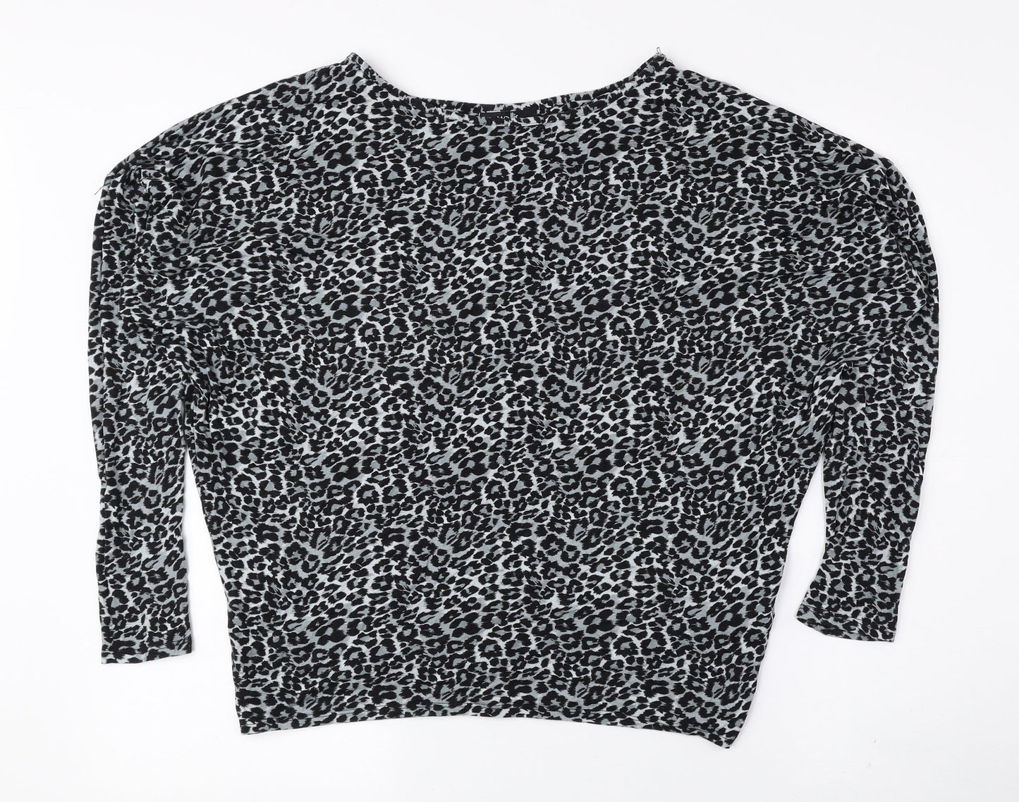 Womens UK Size S Wallis Black Basic Blouse