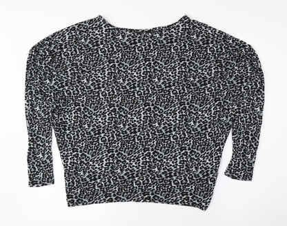 Womens UK Size S Wallis Black Basic Blouse