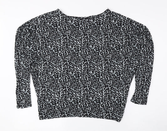 Womens UK Size S Wallis Black Basic Blouse