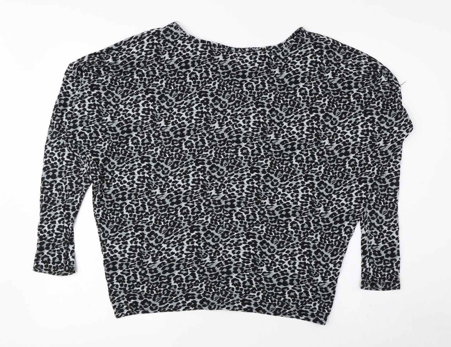 Womens UK Size S Wallis Black Basic Blouse