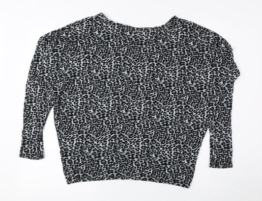 Womens UK Size S Wallis Black Basic Blouse