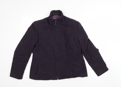 Womens UK Size 14 Marks and Spencer Purple Jacket