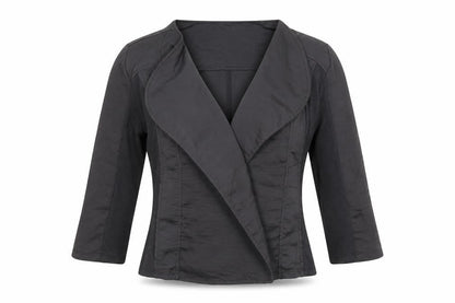 Dorothy Perkins Womens Grey Jacket Size 12 Tie