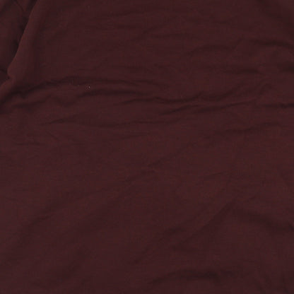 Womens UK Size S Zara Red Tunic Blouse