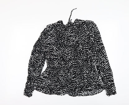 Womens UK Size 10 Marks and Spencer Black Basic Blouse
