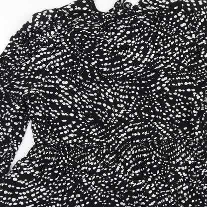 Womens UK Size 10 Marks and Spencer Black Basic Blouse