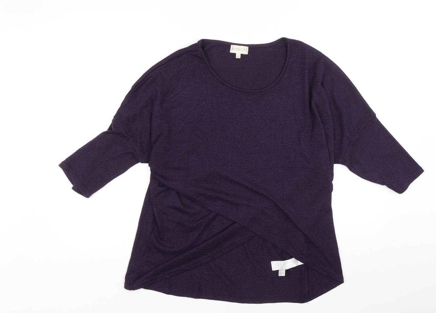 Womens UK Size 12 Apricot Purple Pullover Jumper