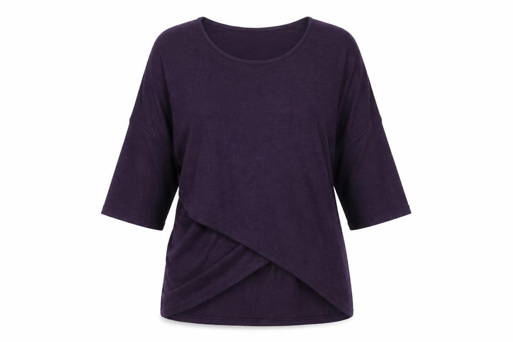 Womens UK Size 12 Apricot Purple Pullover Jumper